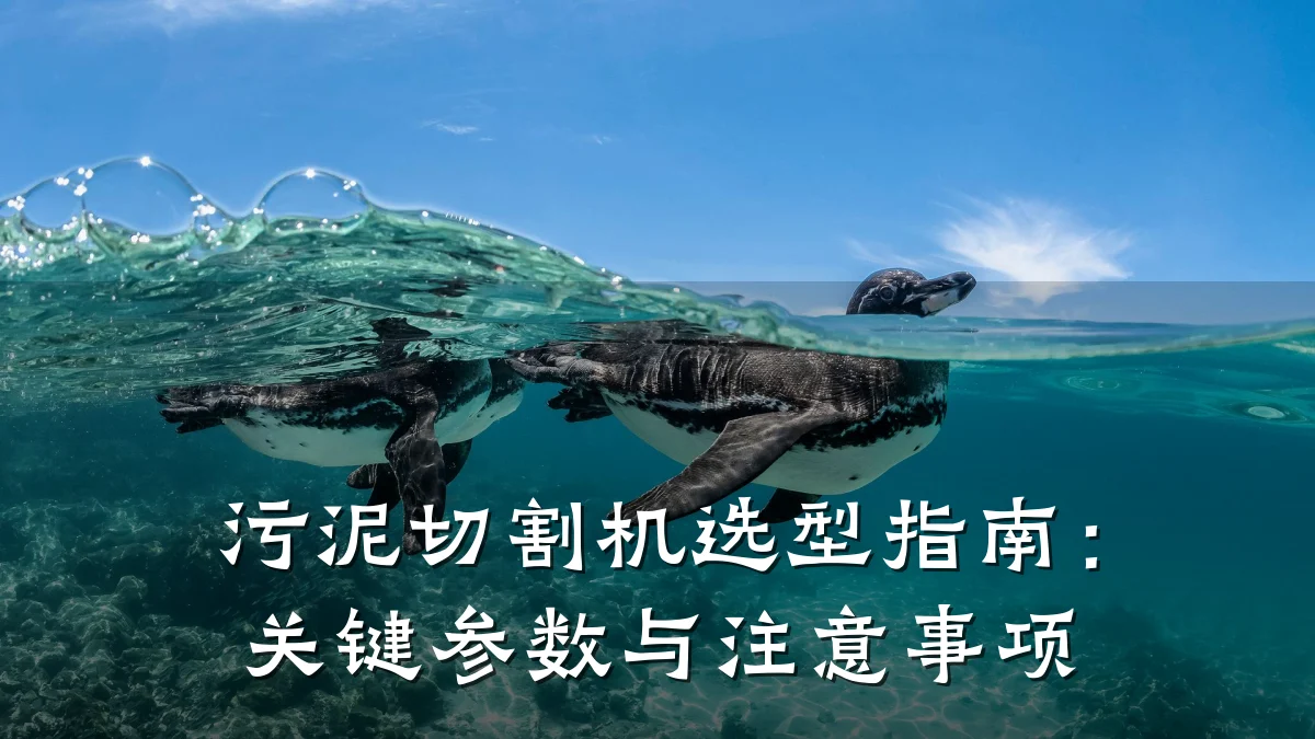 污泥切割机选型指南：关键参数与注意事项