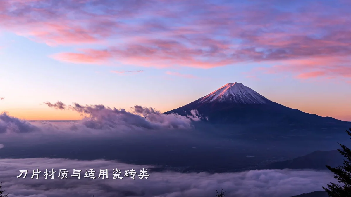 刀片材质与适用瓷砖类