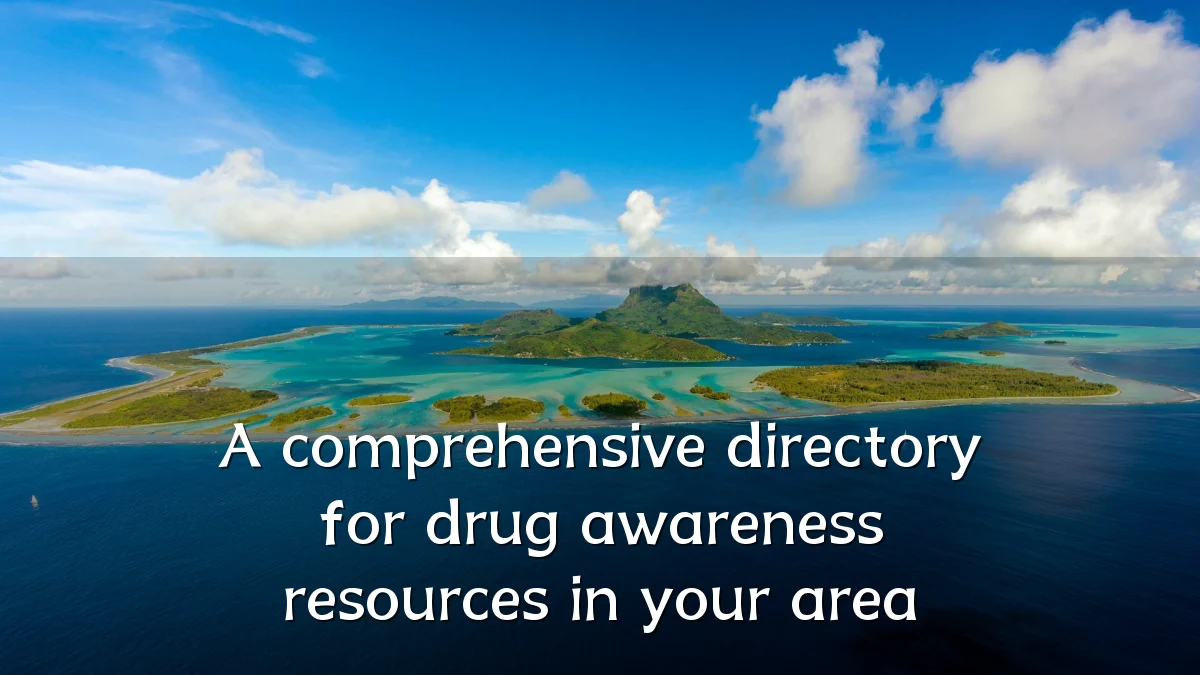 A comprehensive directory for drug awareness resources in your area