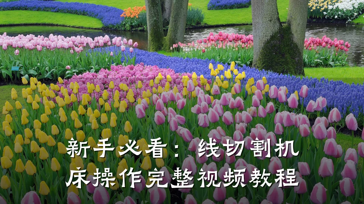 新手必看：线切割机床操作完整视频教程