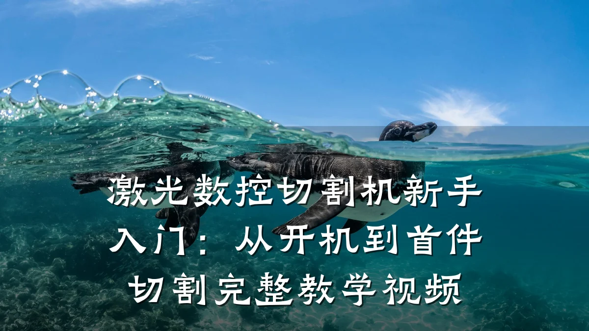 激光数控切割机新手入门：从开机到首件切割完整教学视频