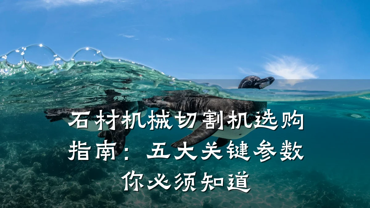 石材机械切割机选购指南：五大关键参数你必须知道