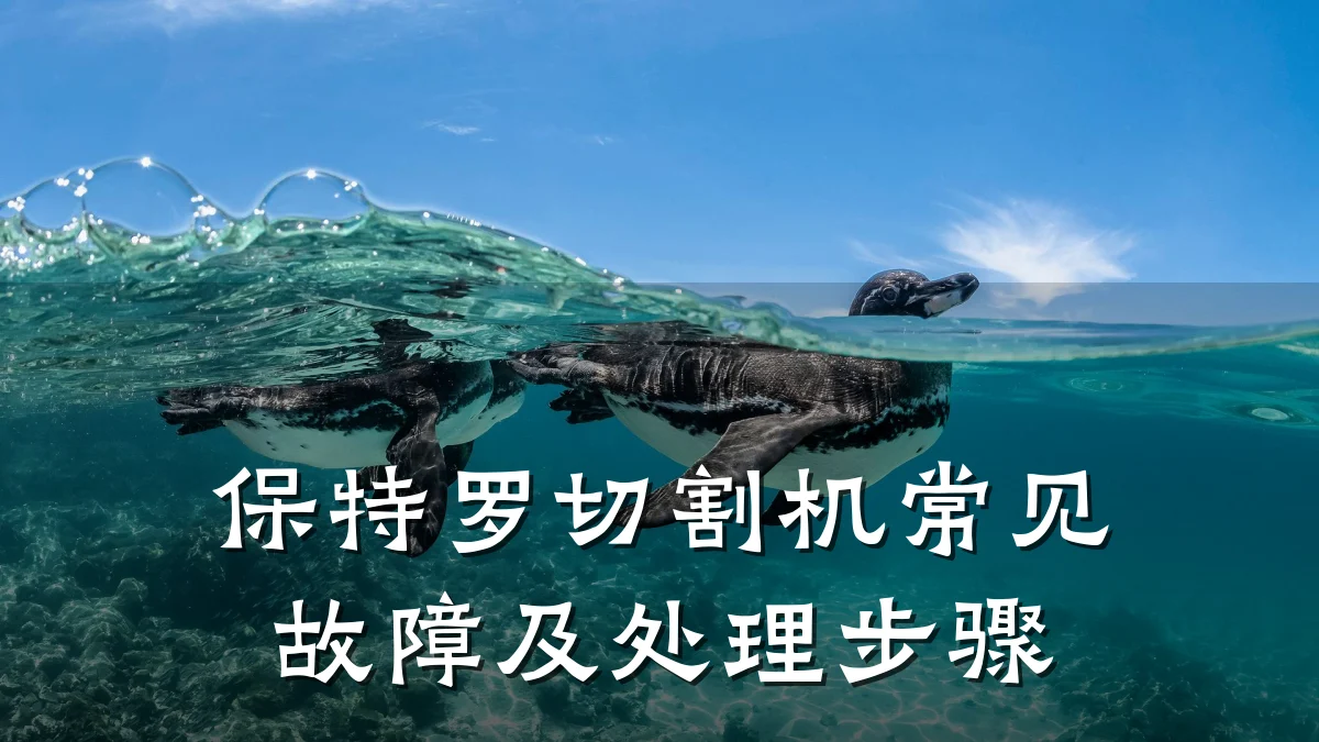 保特罗切割机常见故障及处理步骤