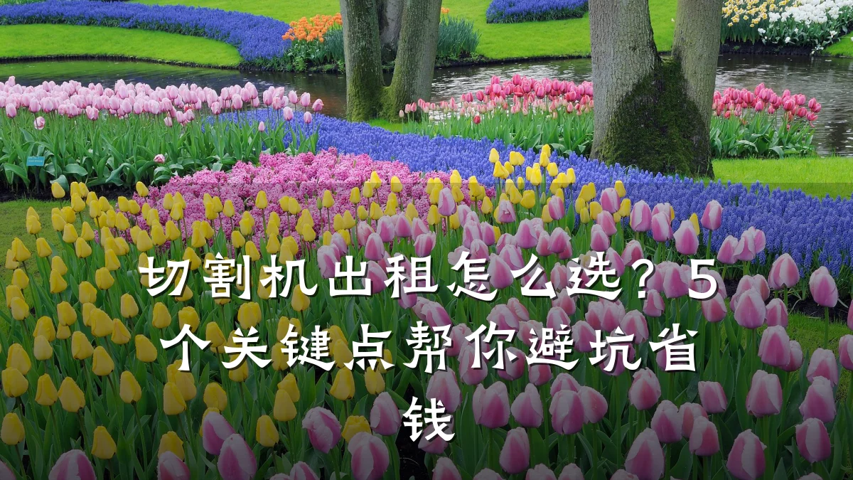 切割机出租怎么选?5个关键点帮你避坑省钱