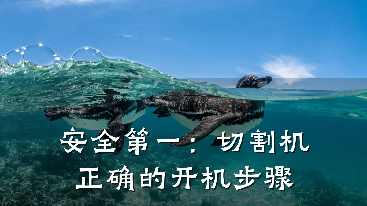 安全第一:切割机正确的开机步骤