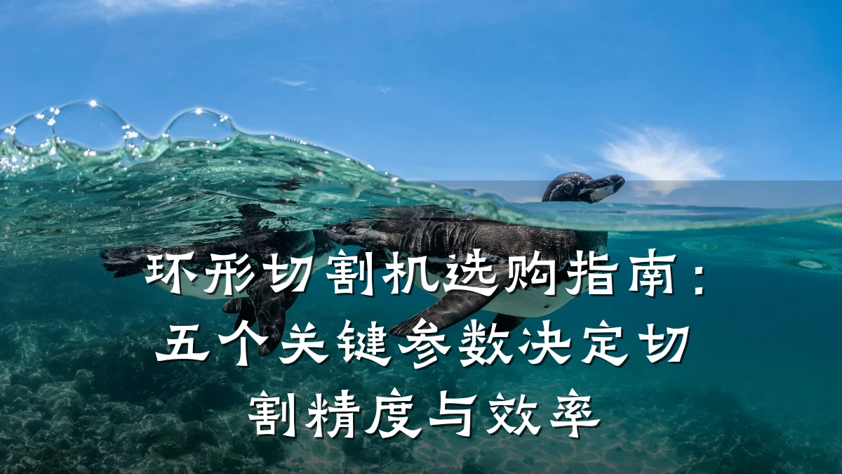 环形切割机选购指南:五个关键参数决定切割精度与效率