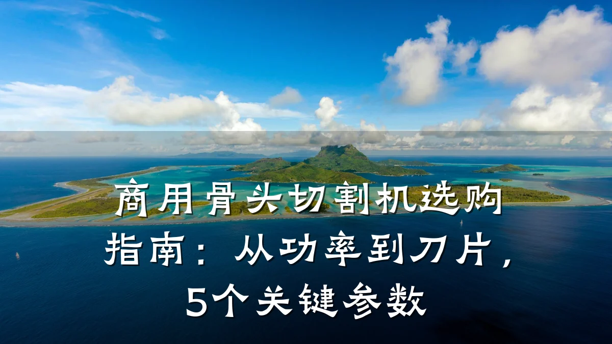 商用骨头切割机选购指南:从功率到刀片,5个关键参数