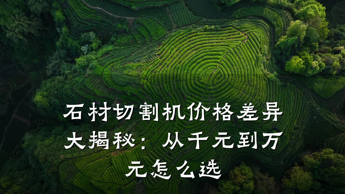 石材切割机价格差异大揭秘:从千元到万元怎么选