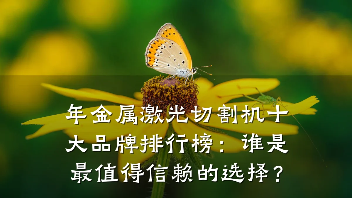 年金属激光切割机十大品牌排行榜：谁是最值得信赖的选择？