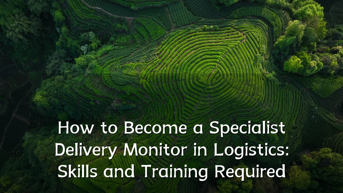 How to Become a Specialist Delivery Monitor in Logistics: Skills and Training Required