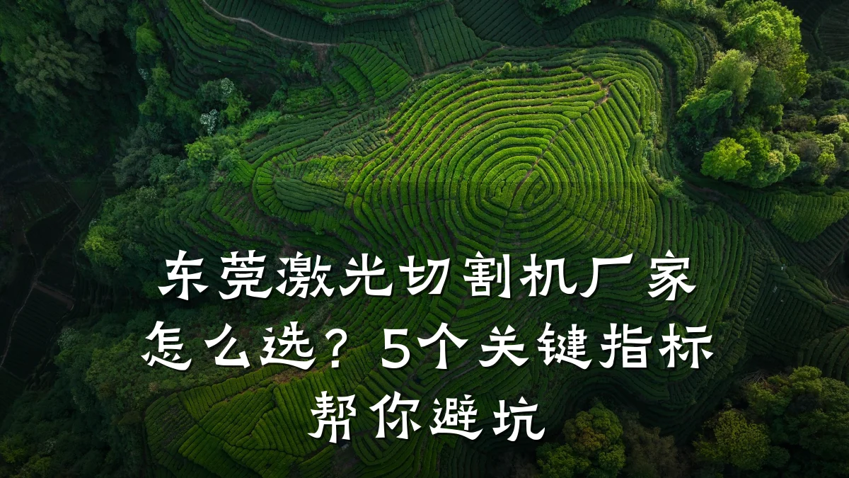 东莞激光切割机厂家怎么选?5个关键指标帮你避坑