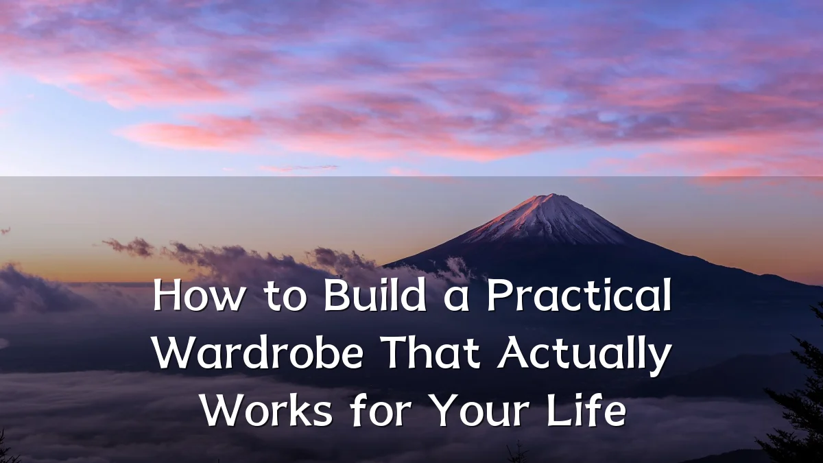 How to Build a Practical Wardrobe That Actually Works for Your Life