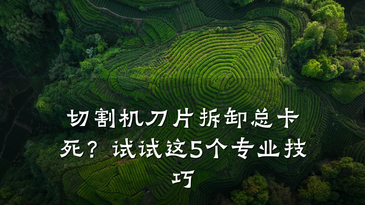 切割机刀片拆卸总卡死?试试这5个专业技巧