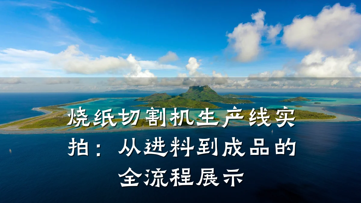 烧纸切割机生产线实拍:从进料到成品的全流程展示