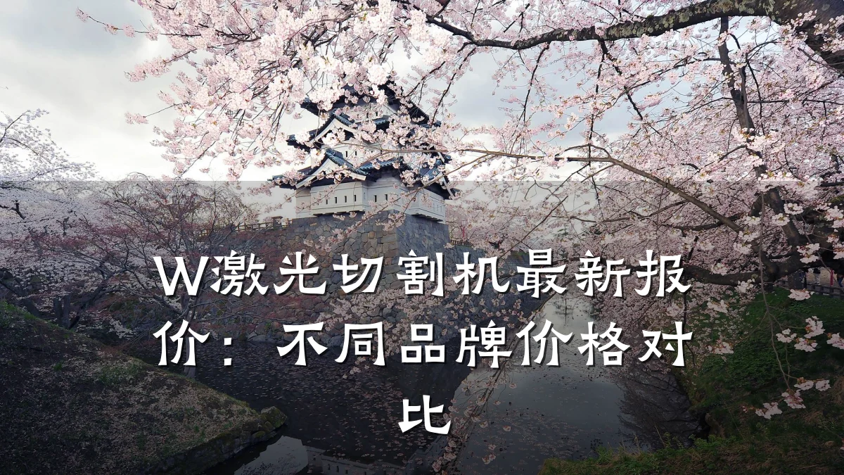 W激光切割机最新报价：不同品牌价格对比
