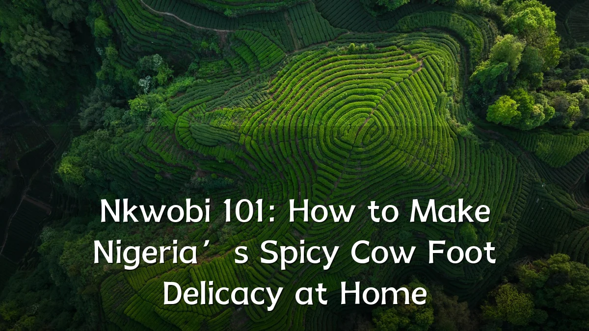 Nkwobi 101: How to Make Nigeria’s Spicy Cow Foot Delicacy at Home